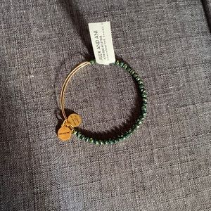Brand new with tags Alex and Ani emerald beaded bracelet